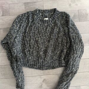 James street co textured Blake cropped cotton sweater